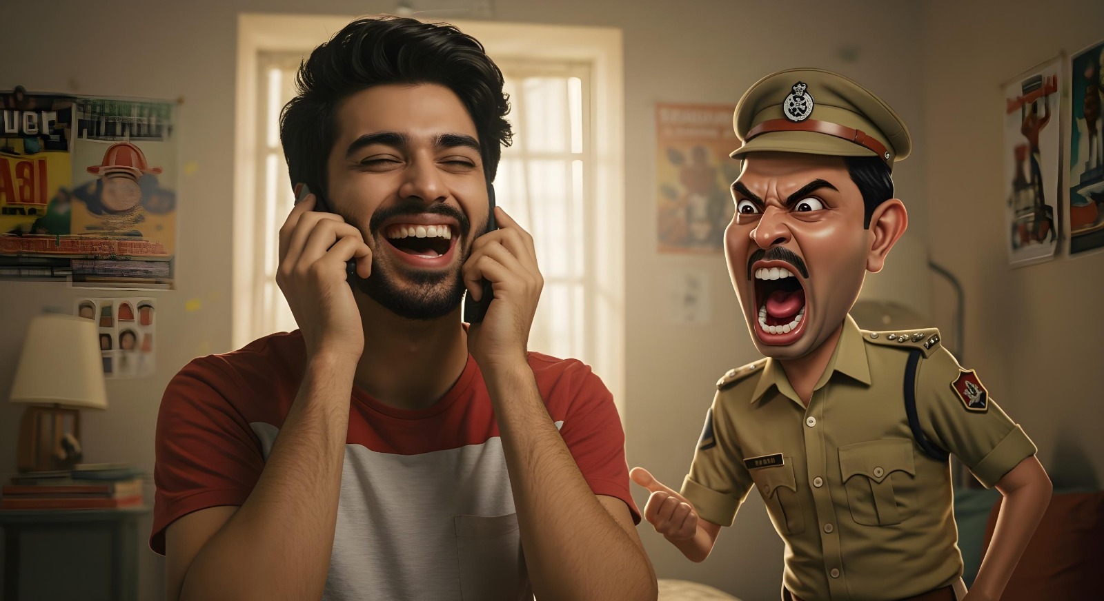 Dutch courage and fake alarms: Telangana man nabbed after 77 prank calls to Dial 100
