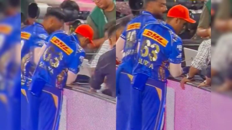 "Searching For The Ball In Gully Cricket": Bizarre Incident During RR-MI Game Goes Viral. Watch