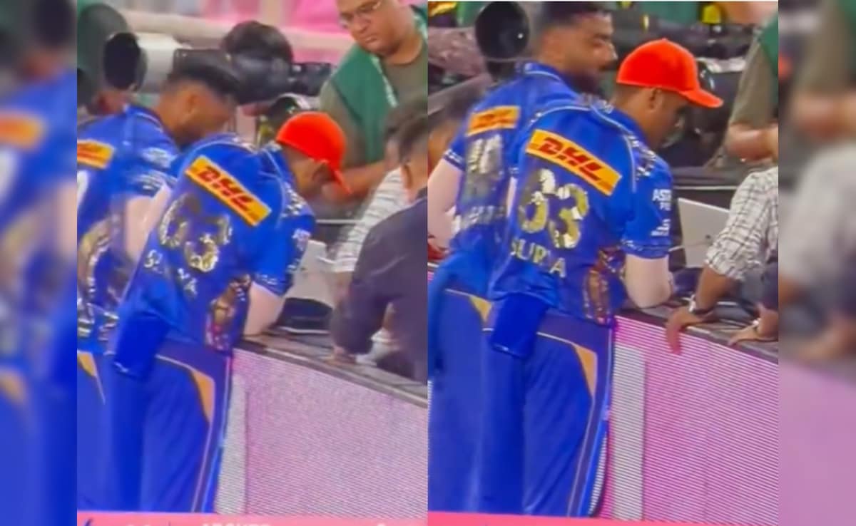 "Searching For The Ball In Gully Cricket": Bizarre Incident During RR-MI Game Goes Viral. Watch