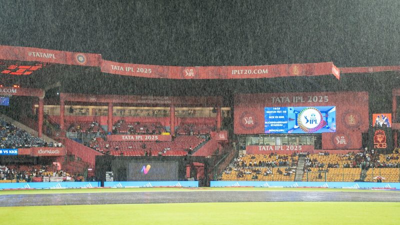 IPL 2025: RCB Refund Tickets After Match Against KKR Washed Out