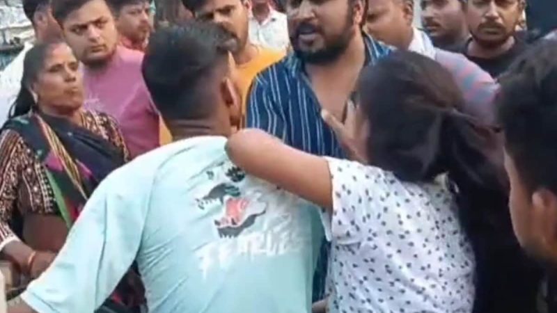Parents Catch Son, Girlfriend Having Chowmein, Thrash Them In Public