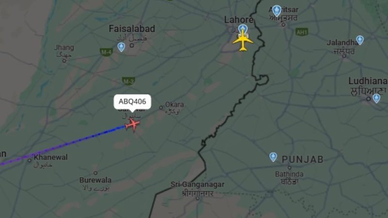 2 Commercial Flights Seen Near Lahore Amid Drone Attack, Likely Used As Shield