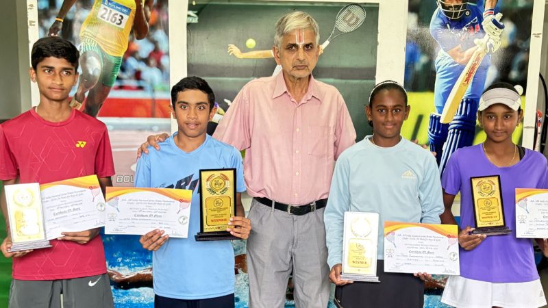 Parthiv, Padmapriya emerge champions at ASH-AITA National Series
