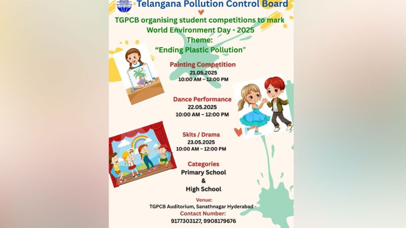 TGPCB to organise competition for students on World Environment Day