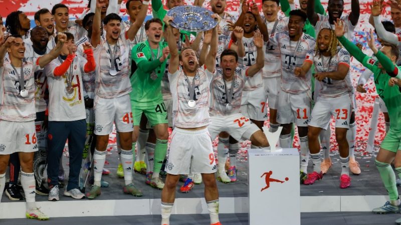 Kane Tastes First Title As Champions Bayern Bid Farewell To Mueller
