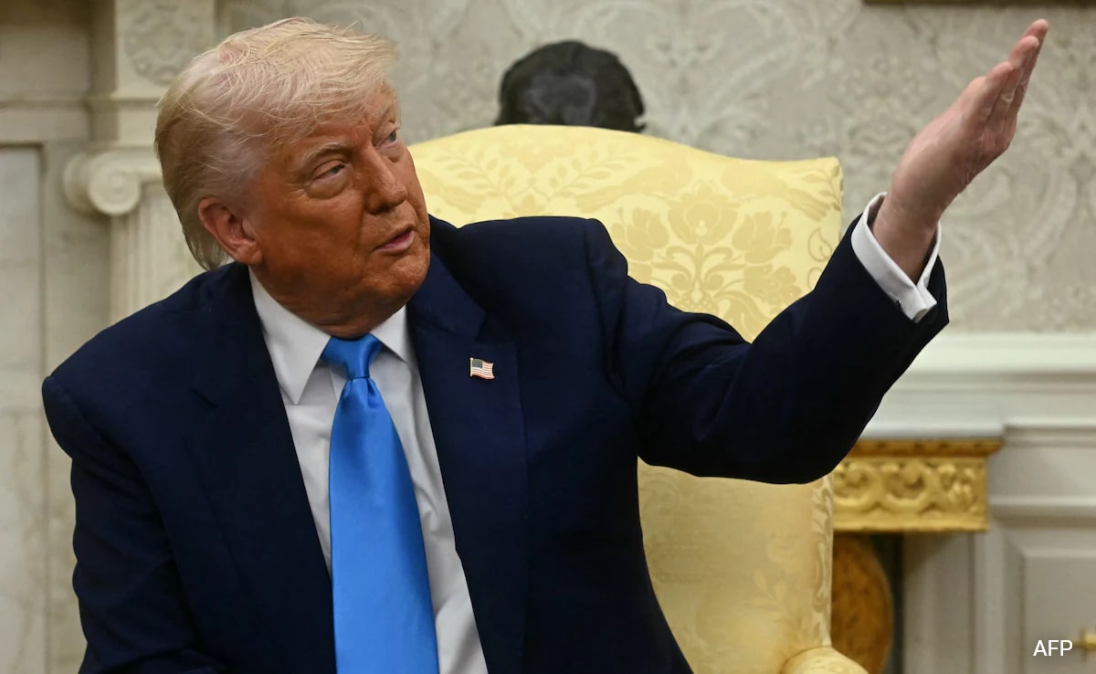 "Get Out Of Here": Trump Slams Reporter Over Qatari Jet Question