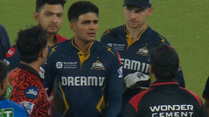 Shubman Gill Loses Cool, Engages In Heated Chat With Umpire. SRH Star Does This