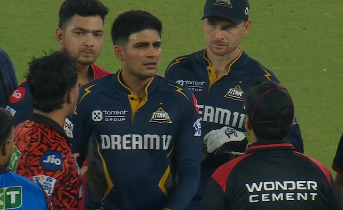 Shubman Gill Loses Cool, Engages In Heated Chat With Umpire. SRH Star Does This