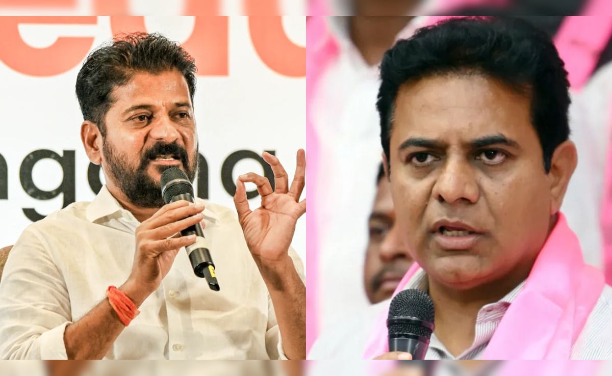 "Telangana Turned Into ATM For Congress": KTR Rips Into Revanth Reddy